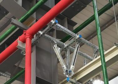 成都市该抗震支架的整体式支吊架结构协调性好